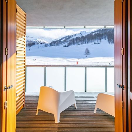 Ferienwohnung Terrazza Su Sestriere Lux Exterior foto
