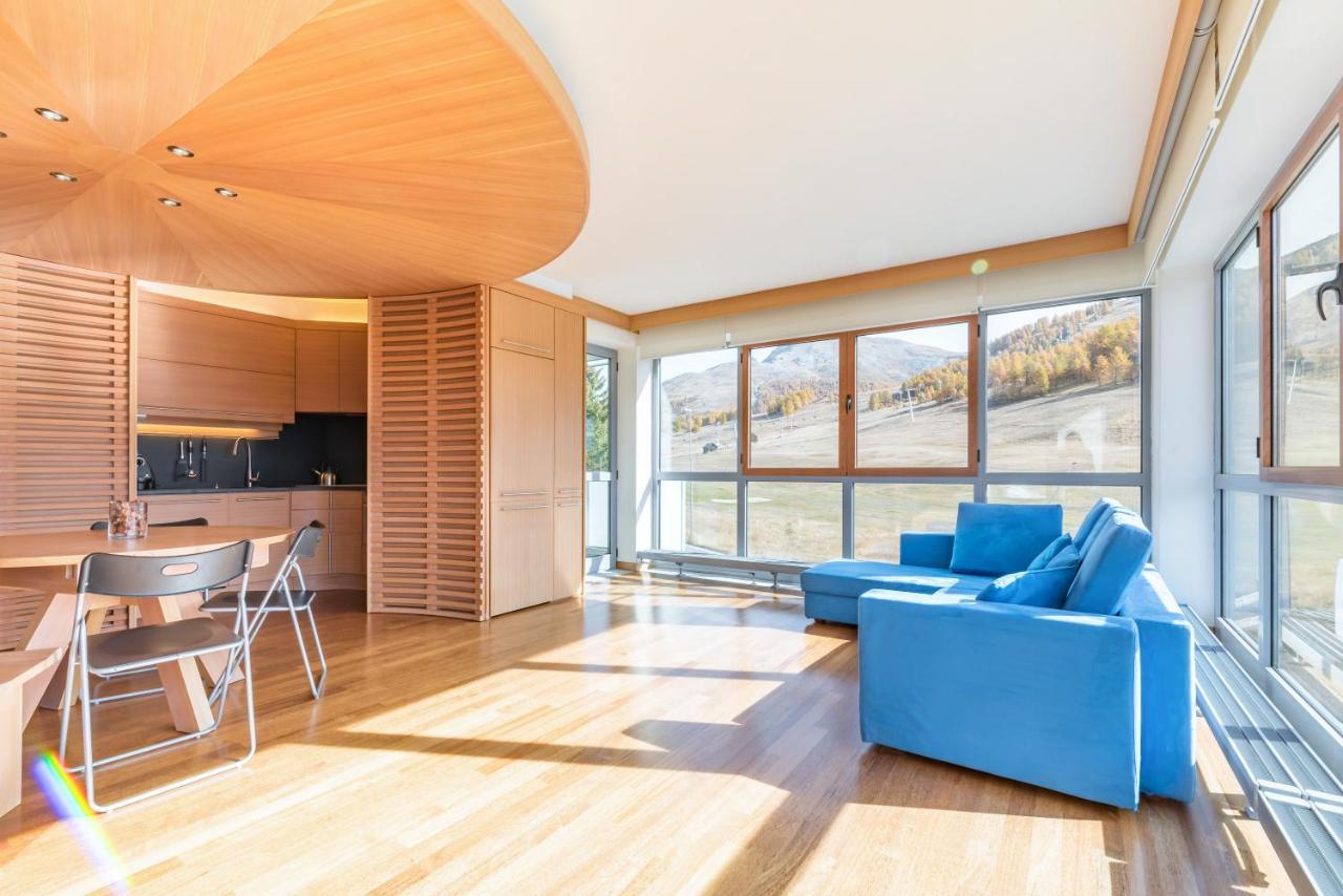 Ferienwohnung Terrazza Su Sestriere Lux Exterior foto