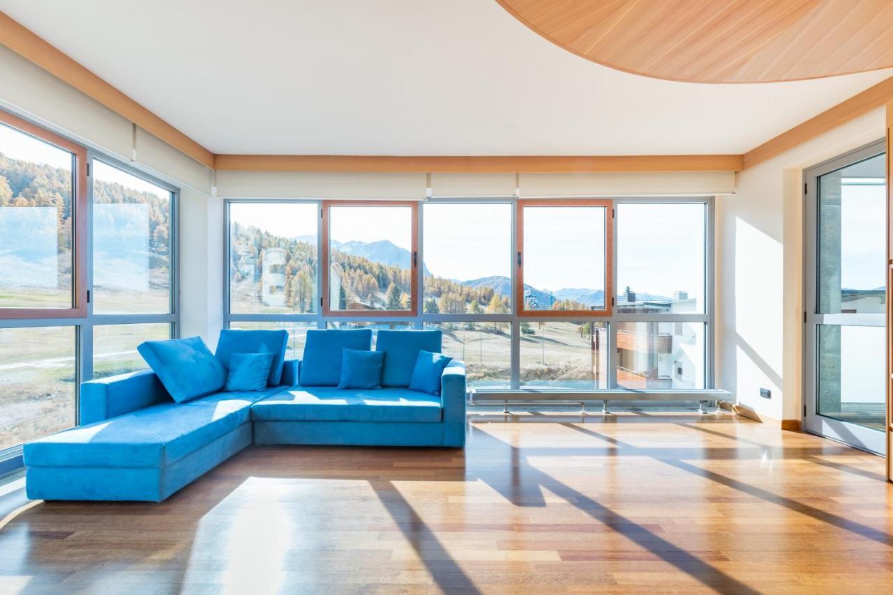 Ferienwohnung Terrazza Su Sestriere Lux Exterior foto