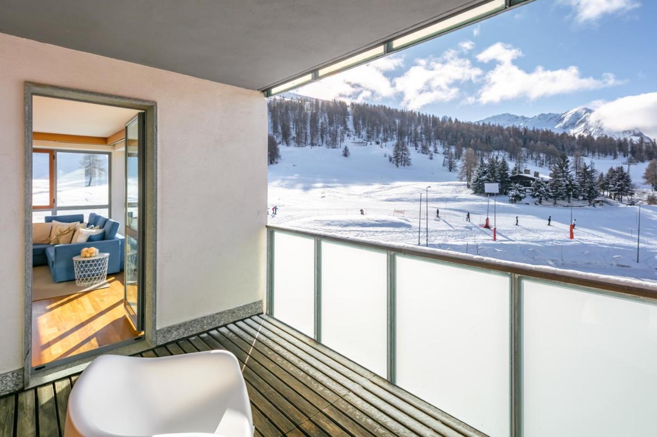 Ferienwohnung Terrazza Su Sestriere Lux Exterior foto