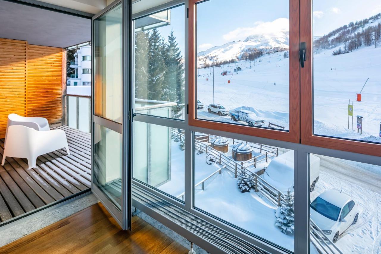 Ferienwohnung Terrazza Su Sestriere Lux Exterior foto