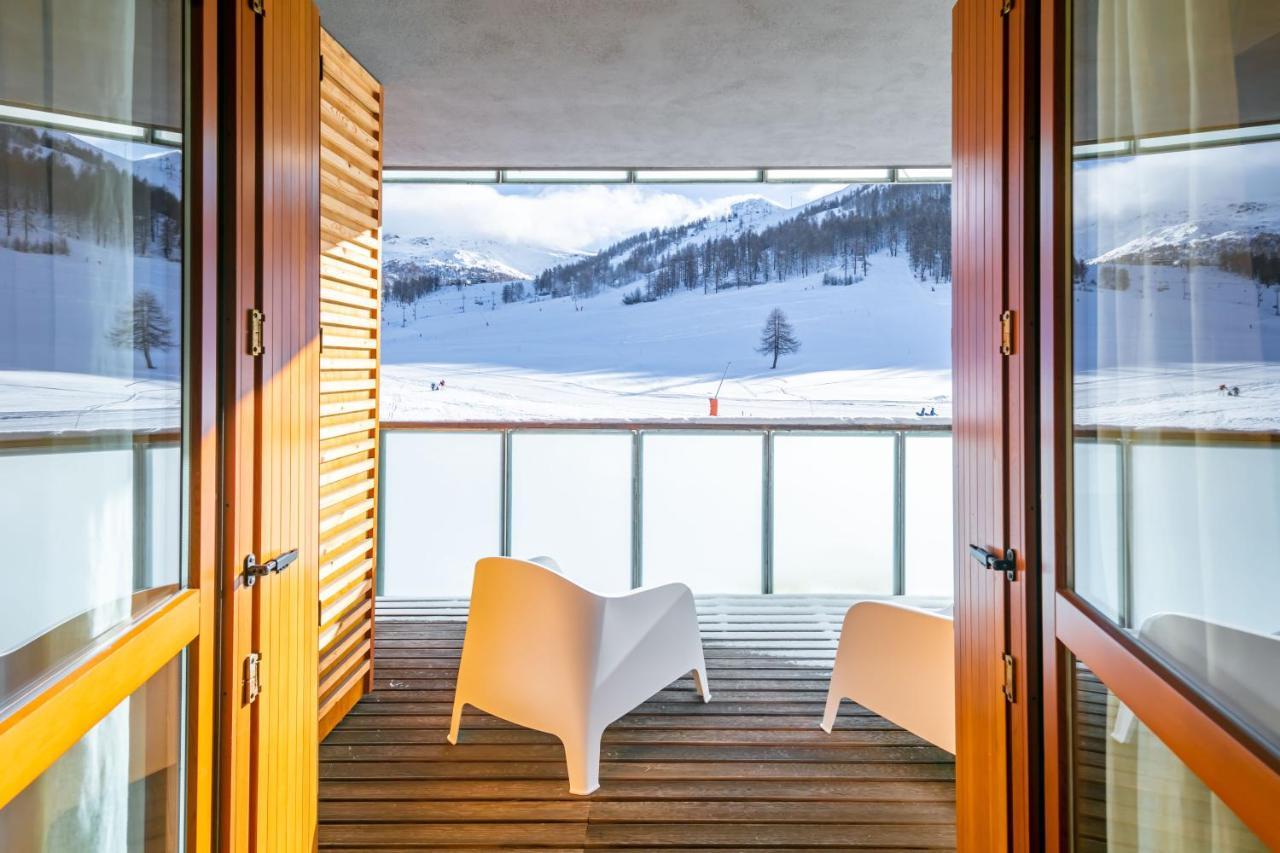 Ferienwohnung Terrazza Su Sestriere Lux Exterior foto