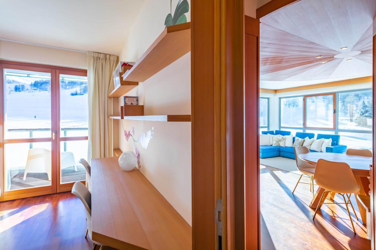 Ferienwohnung Terrazza Su Sestriere Lux Exterior foto