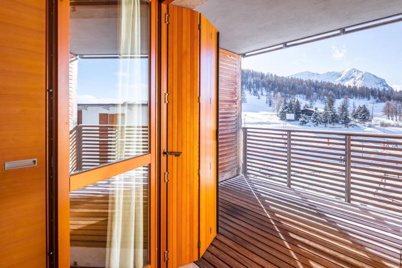 Ferienwohnung Terrazza Su Sestriere Lux Exterior foto